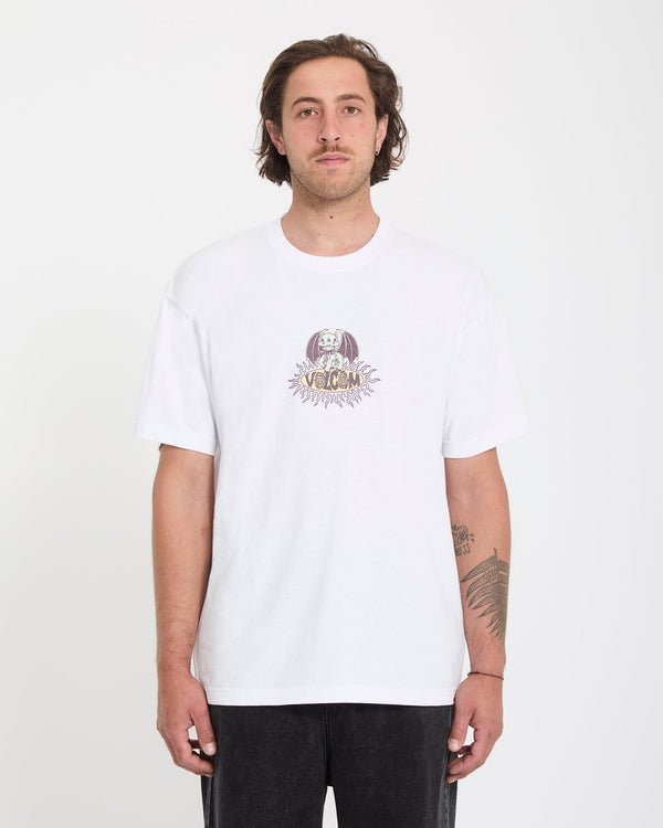 Volcom Sunster Lse Sst - White - Streetart.fr