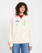 Volcom Womens Fa Mickey Mason Fleece Zip - Off White - Streetart.fr