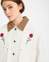 Volcom Womens Fa Mickey Mason Jacket - Off White - Streetart.fr