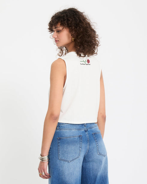 Volcom Womens Fa Mickey Mason Tank - Off White - Streetart.fr