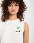 Volcom Womens Fa Mickey Mason Tank - Off White - Streetart.fr