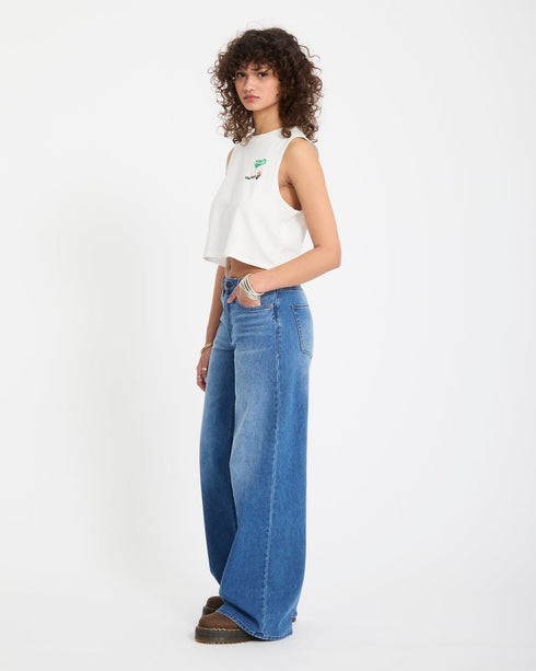 Volcom Womens Fa Mickey Mason Tank - Off White - Streetart.fr