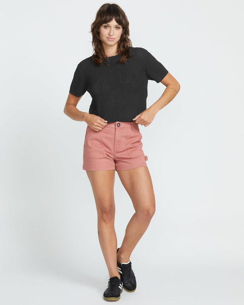 Volcom Womens Meshy Beach - Black - Streetart.fr