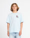Volcom Youth Aura Bsc Sst - Light Blue Acid - Streetart.fr