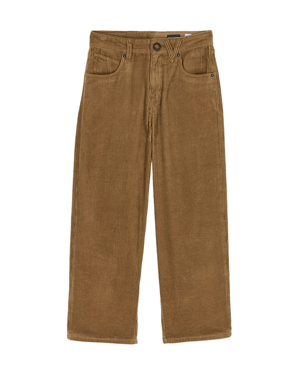Volcom Youth Billow Cord Pant - Ermine - Streetart.fr