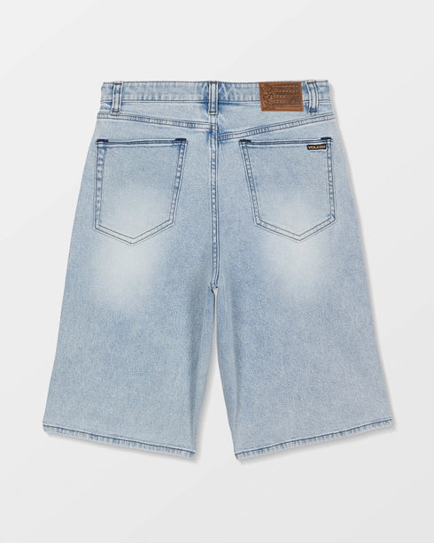 Volcom Youth Billow Denim Short - Desert Dirt Indigo - Streetart.fr