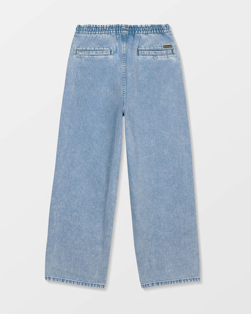 Volcom Youth Freazy Loose Ew Denim - Pale Aqua - Streetart.fr