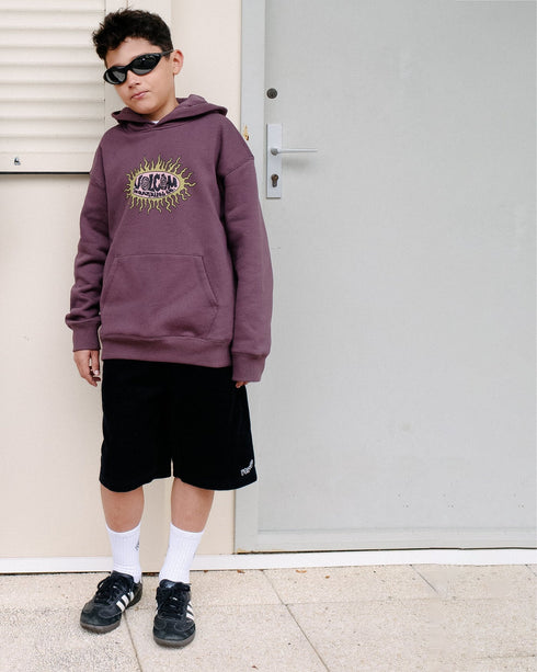 Volcom Youth Outer Spaced Ew Cord Short - Black - Streetart.fr