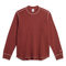 Polar Dylan Ls Tee - Wine / White — t-shirt manches longues Polar Skate Co.
