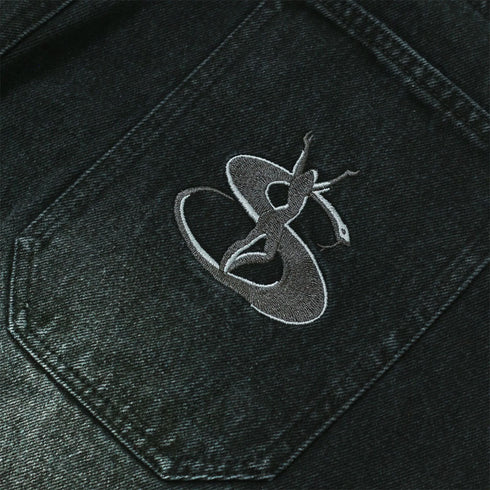 Yardsale Faded Carpenter Phantasy Jeans - Black - Streetart.fr