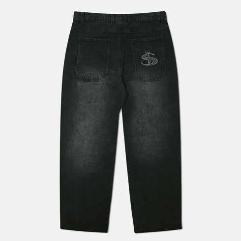 Yardsale Faded Carpenter Phantasy Jeans - Black - Streetart.fr