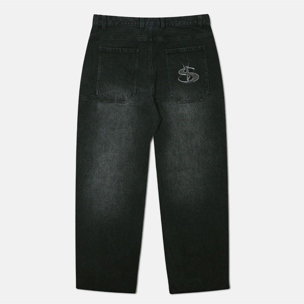 Yardsale Faded Carpenter Phantasy Jeans - Black - Streetart.fr