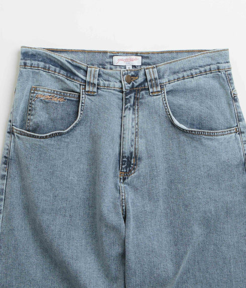 Yardsale Ivory Slub Jeans - Light Denim - Streetart.fr