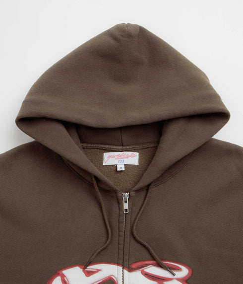 Yardsale Spray Hoodie - Brown - Streetart.fr