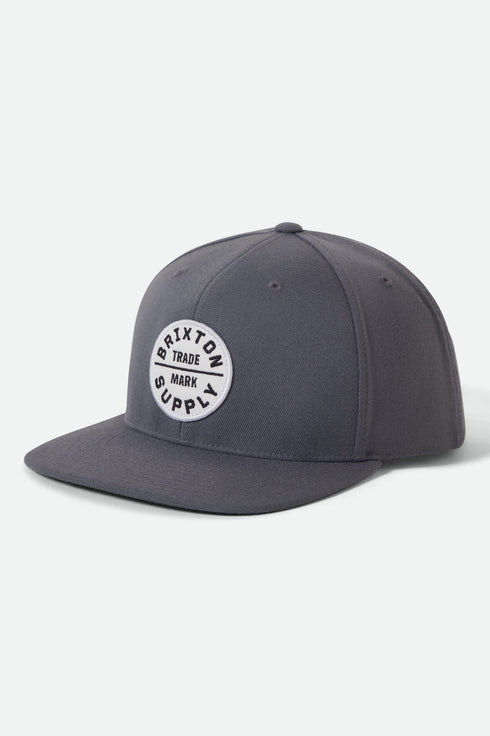 Brixton Oath Iii Snapback Cap - Future Grey — casquette