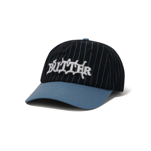 Butter Serif 5 Panel Cap - Black / Slate - Streetart.fr