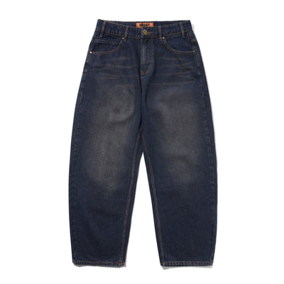 Butter Solar Fade Denim Jeans - Tinted Dark Indigo — pantalon