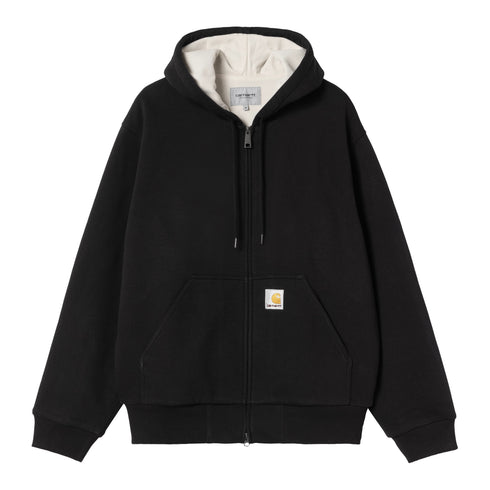 Carhartt WIP Active Sweat Jacket - Black Stone Wash