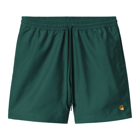 Carhartt WIP Chase Swim Trunk - Dark Fir / Gold — short