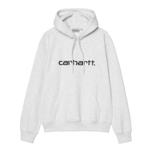 Carhartt WIP Hooded Carhartt Sweat - Ash Heather / Graphite - Streetart.fr
