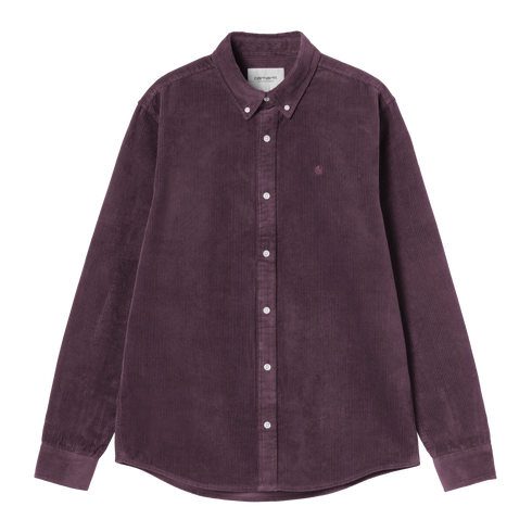 Carhartt Wip L/S Madison Cord Shirt - Cozy Purple - I029958_3J1_XX