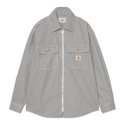 Carhartt WIP Mercer Shirt Jacket - Mercer Stripe Graphite / Bleached