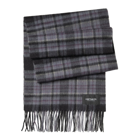 Carhartt WIP Parson Scarf - Parson Check Shady Purple - Streetart.fr
