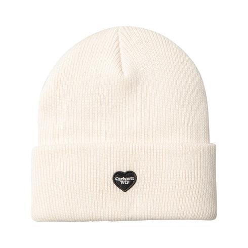 Carhartt WIP Small Heart Beanie - Natural - Streetart.fr