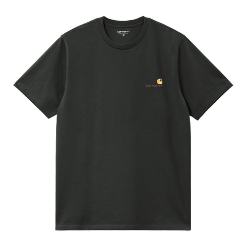 Carhartt WIP S/S American Script T-Shirt - Raven - Streetart.fr