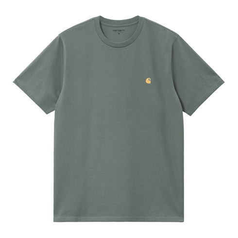 Carhartt WIP S/S Chase - Velvet Green / Gold — t-shirt