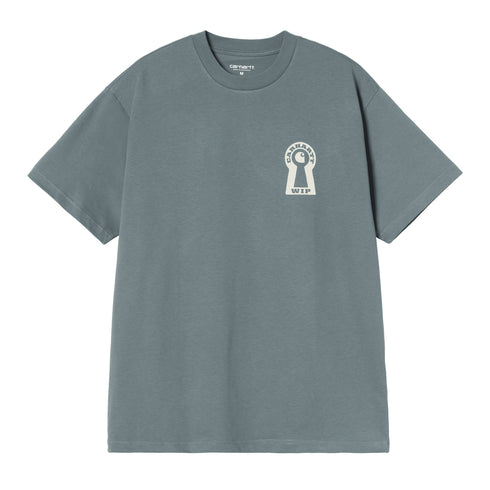 Carhartt WIP S/S Locked - Cozy Blue — t-shirt