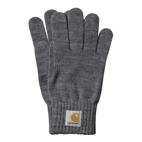 Carhartt WIP Watch Gloves - Dark Grey Heather - Streetart.fr