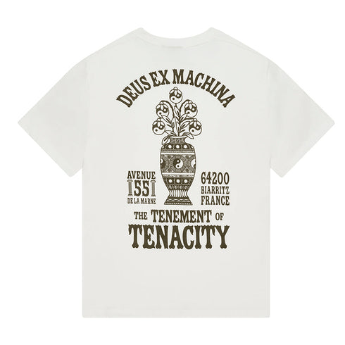 Deus Biarritz Ceramic T-Shirt - Vintage White - Streetart.fr
