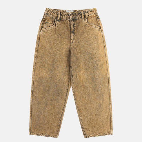 Dime Classic Baggy Denim Pant - Overdyed Gold — pantalon