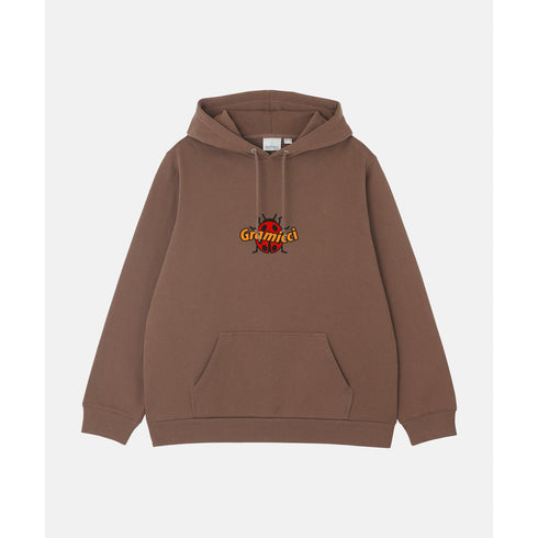 Gramicci Ladybug Hooded Sweatshirt - Brown - Streetart.fr