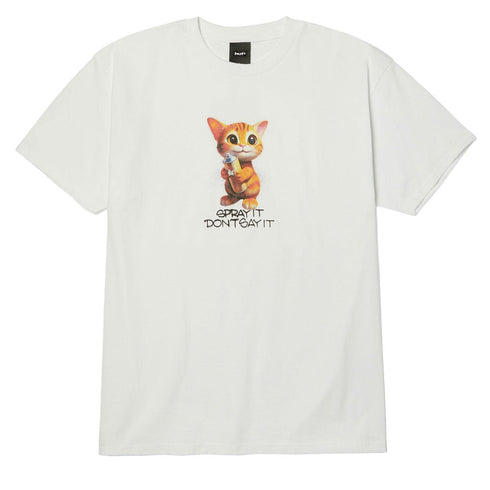 Huf Spray It - White — t-shirt