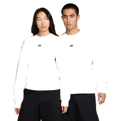 Nike SB Fleece Crew Essential Logo - Sail / Black — sweatshirt