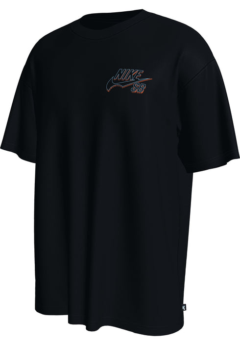 Nike SB Sharkbite Skate T-Shirt - Black - Streetart.fr