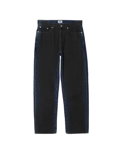 Obey Classic Baggy Spay Denim Indigo Spray — pantalon