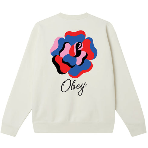 Obey Paper Rose - Off White - Streetart.fr
