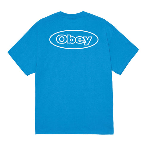 Obey Reaction - Azure Blue - Streetart.fr