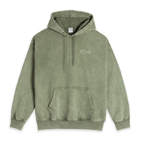 Polar Fade Frank Hoodie - Army Green — sweat à capuche Polar Skate Co.