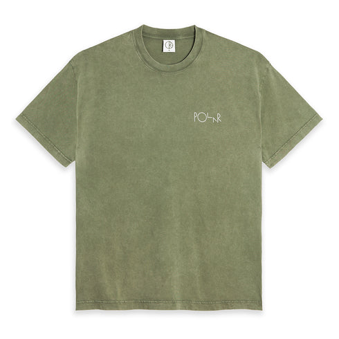Polar Fade T-Shirt - Army Green — Polar Skate Co.