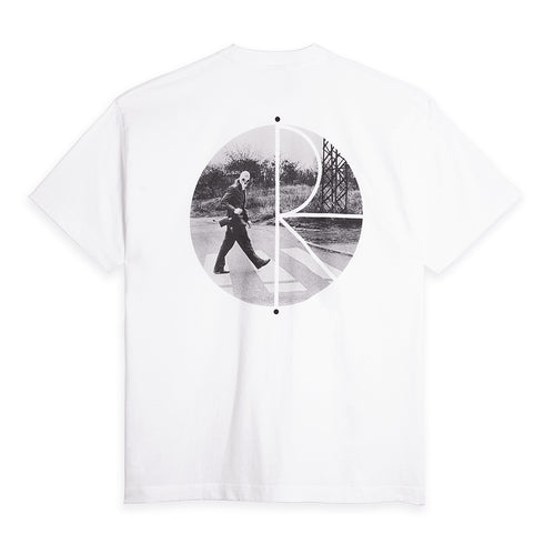 Polar Fill Logo Klez Crossing T-Shirt - White — Polar Skate Co.