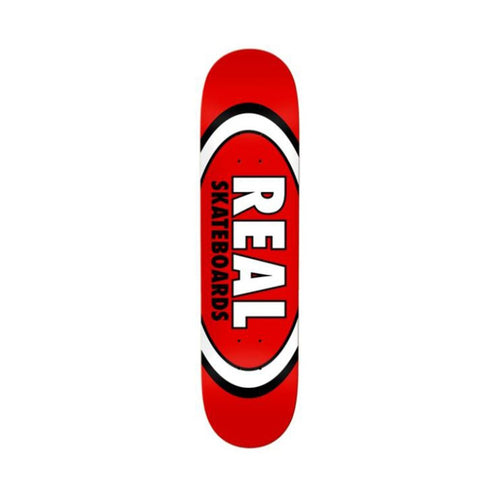 Real Team Classic Oval Red 8,12 X 31,38 — planche de skate