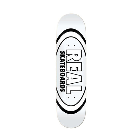 Real Team Classic Oval White 8,38 X 32,25 — planche de skate