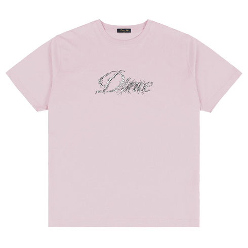 Dime Cursive Smashed - Light Pink — t-shirt