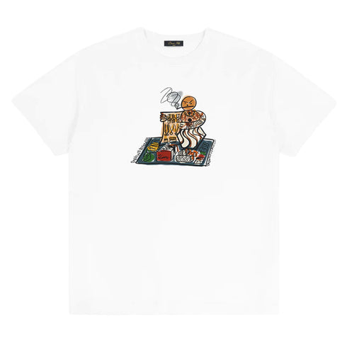 Dime Snackman - White — t-shirt