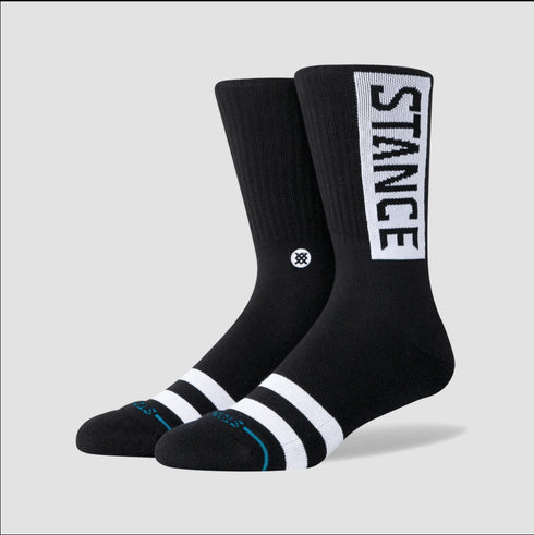 Stance Og Crew Socks - Black — chaussettes