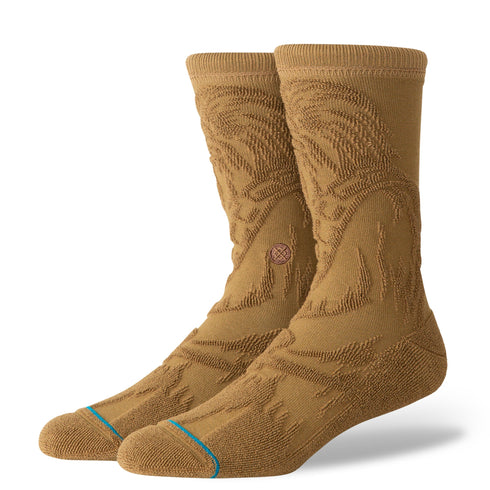 Stance Reverse Chewie Crew Sock - Tobacco - Streetart.fr